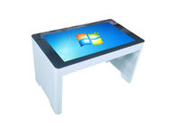 La publicité de la table basse futée d'écran tactile de vidéos des kiosques HD avec le contact multi capacitif