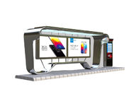 Gare routière extérieure de grand affichage de taille annonçant l'écran d'affichage à cristaux liquides de multimédia dans le Signage de Digital de kiosque de mation