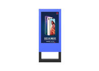 Le kiosque à piles portatif extérieur de Signage de Digital affichage à cristaux liquides de 55 pouces montrent l'affichage d'affiche de Digital