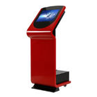 Wifi kiosque interactif de l'information de 19 pouces, écran tactile rouge de kiosques de Digital de structure d'OPS