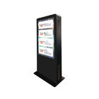 Kiosques extérieurs d'écran tactile de protection contre la foudre, écrans debout libres d'affichage numérique