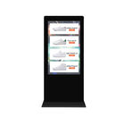 Kiosques extérieurs d'écran tactile de protection contre la foudre, écrans debout libres d'affichage numérique