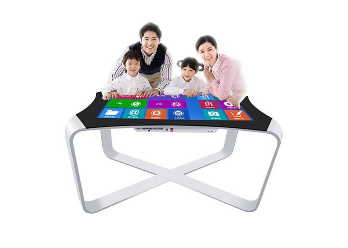 ZXTLCD 43 pouces HD smart table tactile interactive ordinateur de table basse multitouch à vendre