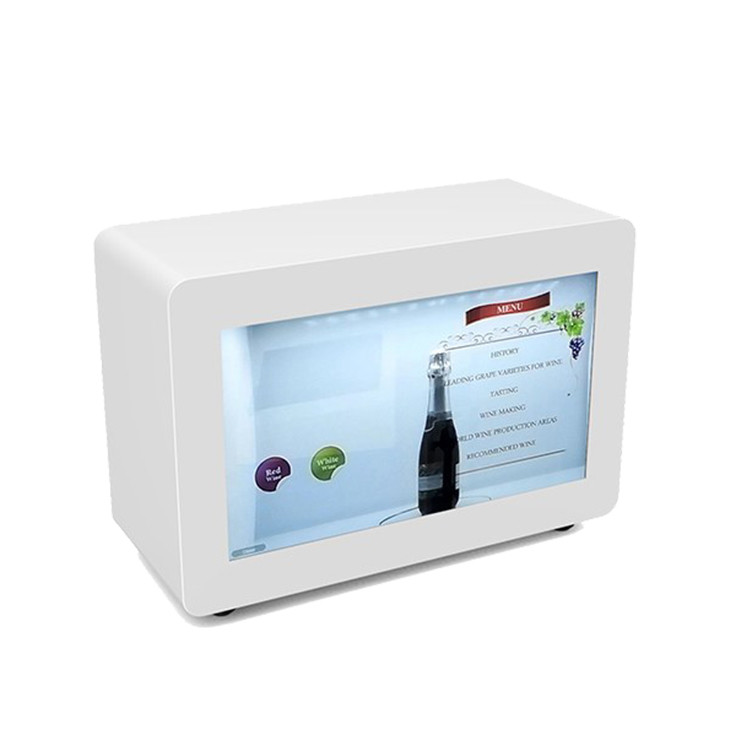 Affichage transparent de moniteur de joueur visuel de la publicité, écran tactile transparent d'affichage à cristaux liquides de 22 pouces
