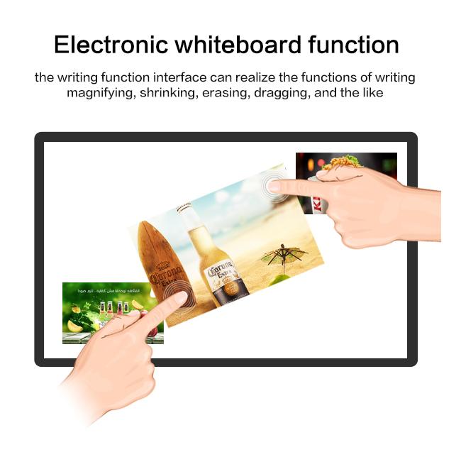 Table basse d'Android table interactive de contact de joueur de la publicité de 43 pouces pour rencontrer l'affichage de publicité
