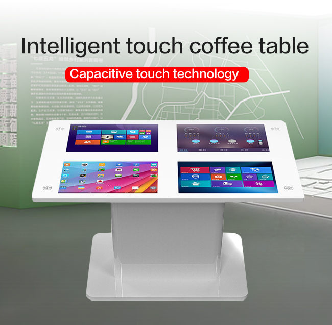 Écran imperméable de TableTouch de café de contact de 4 écrans la plus chaude de la charge sans fil intelligente capacitive de restaurant