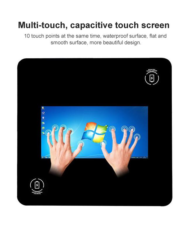 Tableau Wifi Android de contact/Tableau futé d'écran tactile de café supérieur multi interactif de kiosque système affichage à cristaux liquides de Windows pour le café
