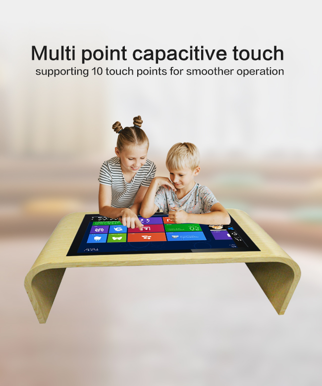 43 pouces 10 points d'écran tactile de Tableau de table basse tout-en-un d'écran tactile avec la technologie capacitive de contact