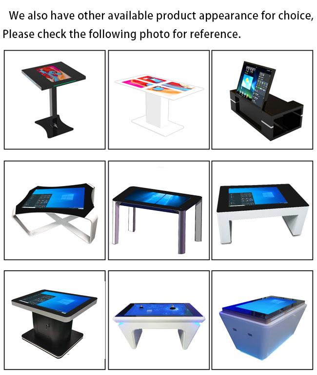 Kiosque futé de Digital de Tableau du système affichage à cristaux liquides TV de Windows d'écran tactile de points d'écran tactile des prix multi de Tableau