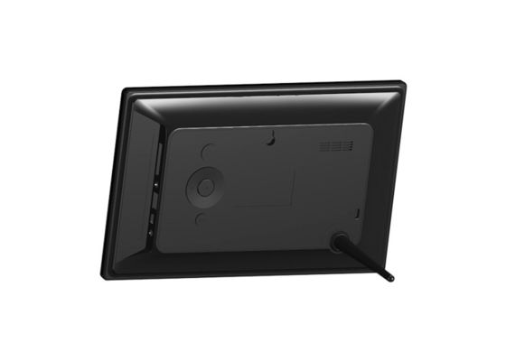 Batterie rechargeable de 1500 mAh 9 pouces cadre photo numérique en aluminium avec format vidéo MP4/Mov/Avi