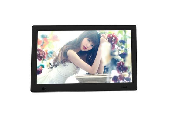 13 pouces Vidéo HD MP3 Capteur humain Android LCD Cadre photo numérique avec alimentation 100-240V et logo personnalisé
