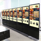 Kiosque interactif d'écran tactile de totem d'intérieur écran tactile de la publicité de panneau de mail de 43 pouces
