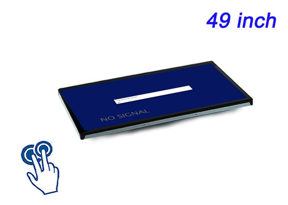 Affichage tactile intégré de 49 pouces pour systèmes de contrôle de fabrication, instruments de laboratoire, terminaux publics et panneaux HMI