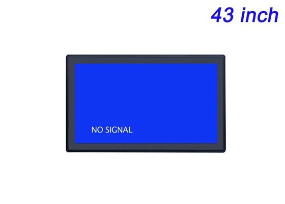 Moniteur intégré de 43 pouces pour affichage de la ville intelligente, interfaces de stade, publicité immersive et surveillance industrielle haut de gamme