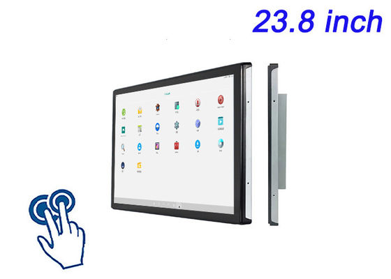 23Écran tactile Android intégré de 8 pouces pour les applications hôtelières, les machines CNC, les tableaux de bord logistiques et l'affichage numérique