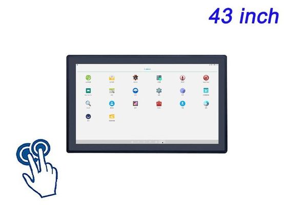 Écran tactile Android intégré de 43 pouces pour les infrastructures de villes intelligentes, les écrans de stades, les expériences de vente au détail immersives et les kiosques de jeux