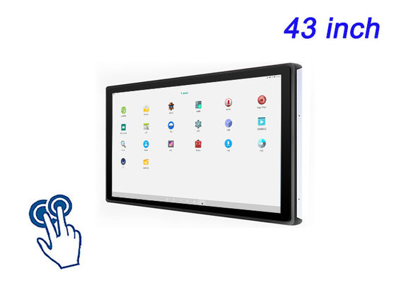 Écran tactile Android intégré de 43 pouces pour les infrastructures de villes intelligentes, les écrans de stades, les expériences de vente au détail immersives et les kiosques de jeux