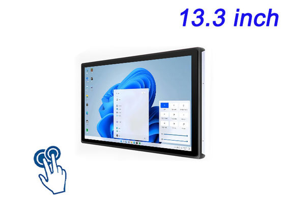 13Moniteur intégré Windows Touch de 0,3 pouces pour les caisses de détail, l'affichage numérique interactif, les hubs de maison intelligente et les panneaux de contrôle