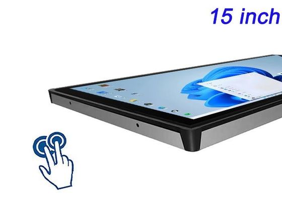 Écran tactile intégré Windows de 15 pouces pour la surveillance de la sécurité, l'automatisation des usines, la gestion des entrepôts et les écrans de transport
