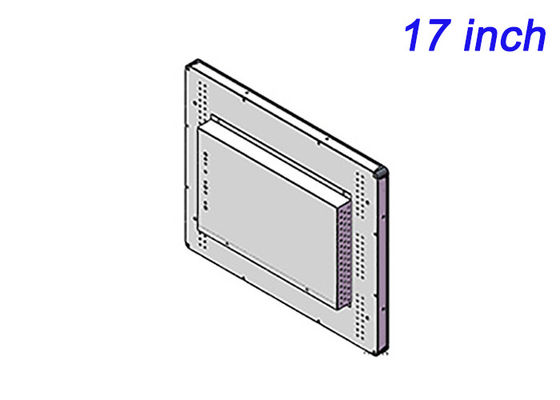Affichage tactile intégré Windows de 17 pouces pour l'instrumentation aérospatiale, les équipements de laboratoire, les systèmes de gestion de l'énergie et les panneaux d'information publique