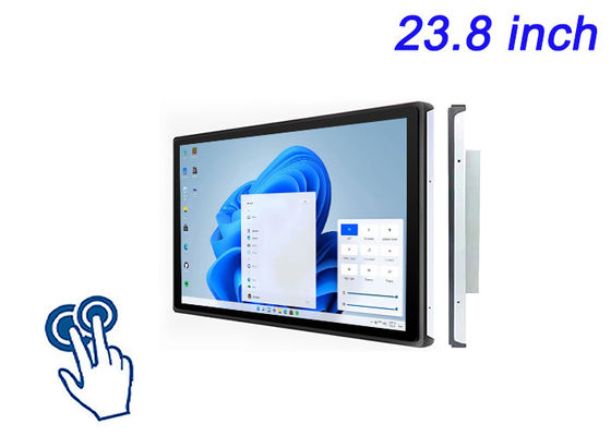 23Écran tactile intégré Windows de 8 pouces pour l'affichage numérique, les tableaux interactifs, la commande sur la table du restaurant et la surveillance de la sécurité