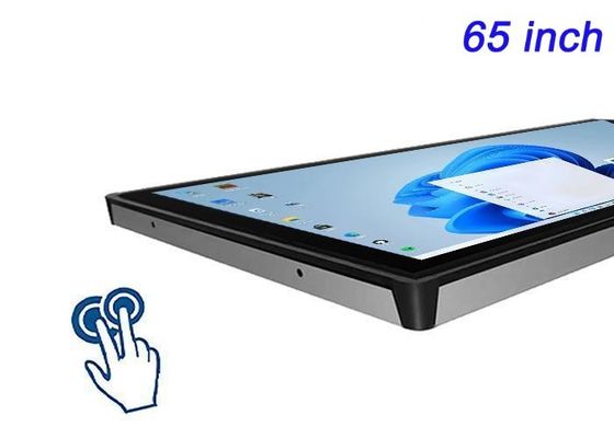 Écran tactile intégré Windows de 65 pouces pour les réseaux d'affichage numérique, les applications de salle de contrôle, les expériences immersives et les présentations à fort impact