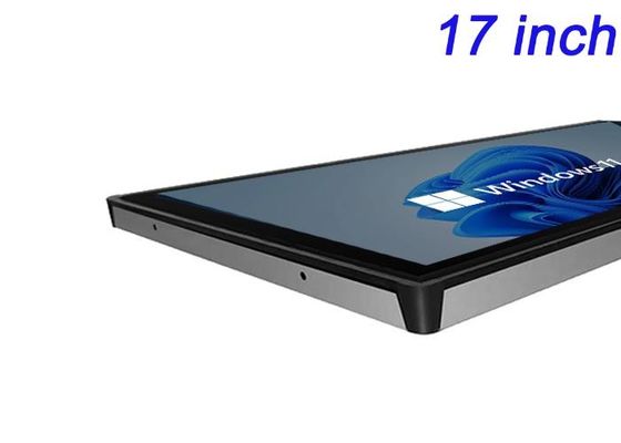 Affichage intégré Windows de 17 pouces pour applications aérospatiales, instruments de laboratoire, systèmes de gestion de l'énergie et panneaux HMI