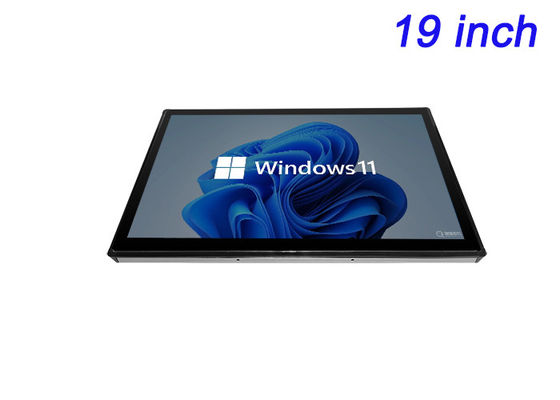 Affichage tactile intégré Windows de 19 pouces pour les points de vente, les panneaux de contrôle industriels, l'imagerie médicale et les billets de transport
