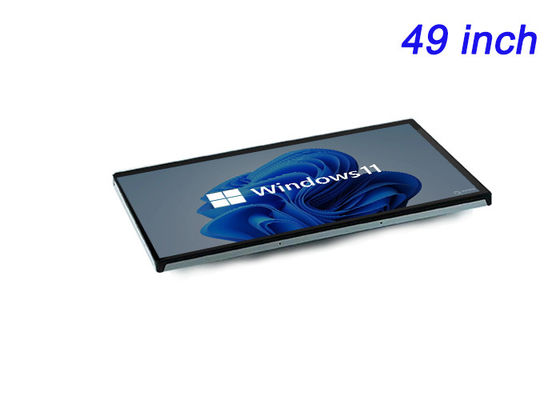 Écran tactile intégré Windows de 49 pouces pour les jeux immersifs, l'affichage numérique grand format, les centres de commande et de contrôle et les écrans interactifs haut de gamme