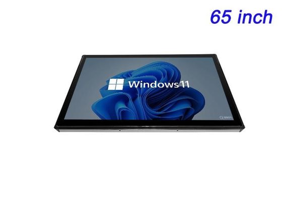 Écran tactile intégré Windows de 65 pouces pour les réseaux d'affichage numérique, les applications de salle de contrôle, les expériences immersives et les présentations à fort impact