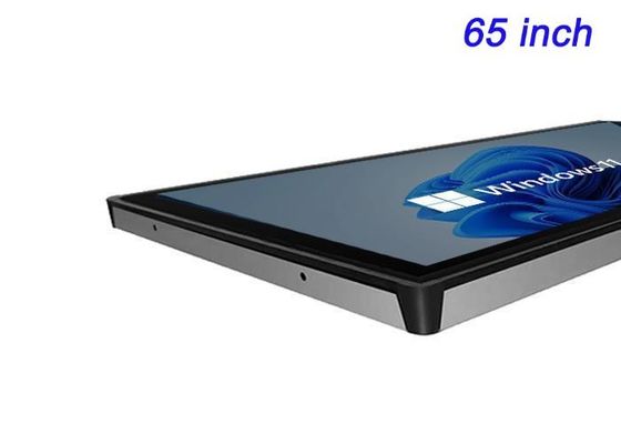 Écran tactile intégré Windows de 65 pouces pour les réseaux d'affichage numérique, les applications de salle de contrôle, les expériences immersives et les présentations à fort impact