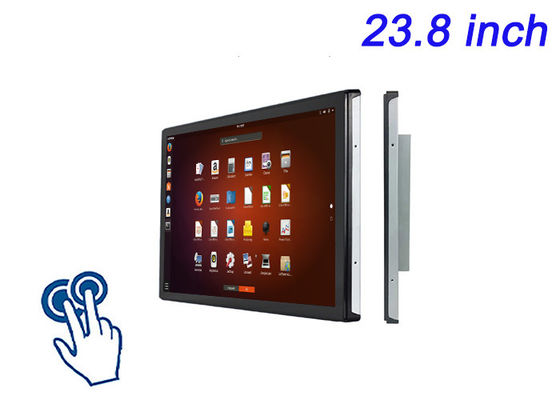 23Affichage tactile Linux intégré de 8 pouces pour la publicité au détail, les systèmes de gestion du trafic, les panneaux de recherche scientifique et les centres de commandement