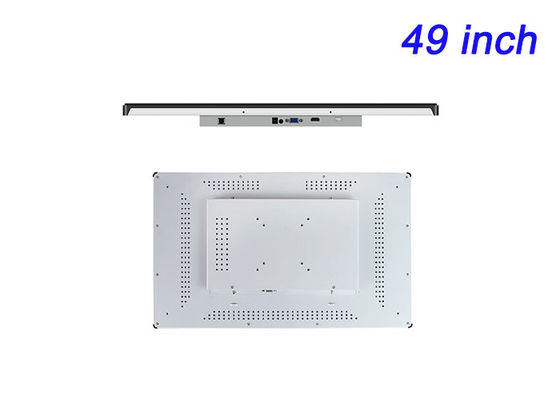 Affichage tactile intégré Linux de 49 pouces pour l'affichage numérique, les solutions de réunion d'entreprise, la surveillance des installations et les tableaux de bord de transport