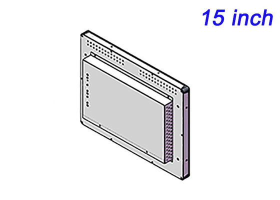 Affichage intégré Linux de 15 pouces pour les interfaces de transport, l'affichage numérique, les tableaux de bord de fabrication et la gestion des installations