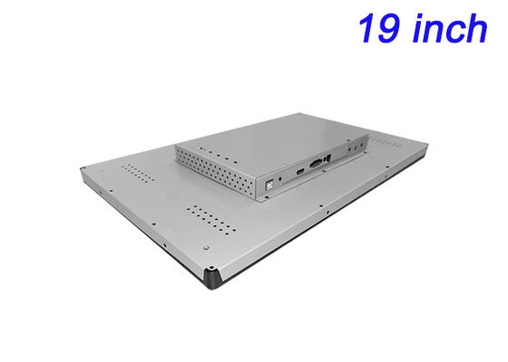 Écran intégré Linux de 19 pouces pour la surveillance de la sécurité, les tableaux de bord d'usine, les systèmes d'entrepôt et les écrans publics