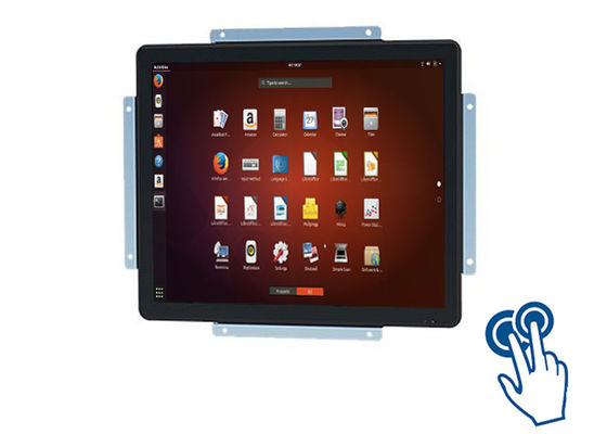 Plateforme de vision tactile Linux de 17 pouces pour les équipements de fabrication, les annuaires numériques, les centres d'information publique et les tableaux de bord énergétiques