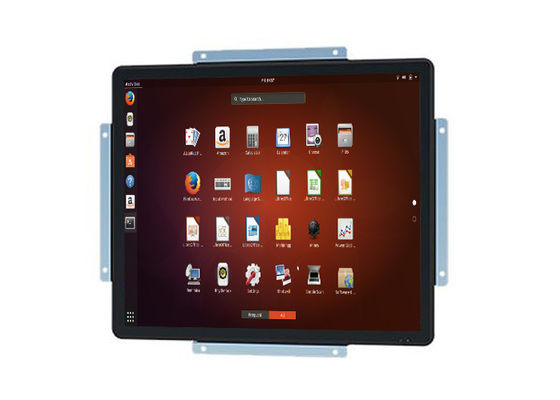 Moniteur intégré Linux de 19 pouces pour les systèmes de surveillance d'usine, les réseaux de sécurité, les panneaux éducatifs et les salles de contrôle logistique