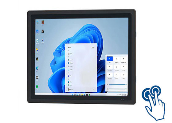 Affichage tactile Windows fiable de 17 pouces pour les systèmes de sécurité et le contrôle industriel