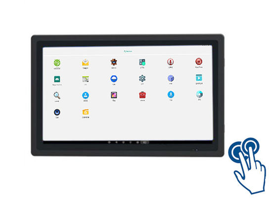 18Moniteur tactile Android sans ventilateur de 0,5 pouce pour les centres de transport et le contrôle industriel