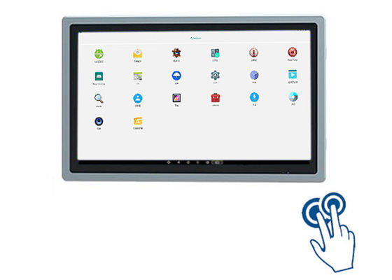 18Moniteur tactile Android sans ventilateur de 0,5 pouce pour les centres de transport et le contrôle industriel