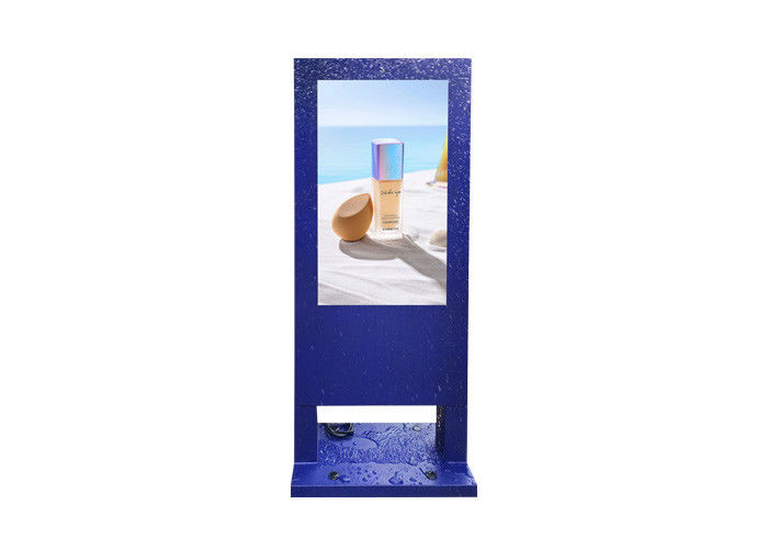 Signes de publicité imperméables extérieurs de l'affichage à cristaux liquides Ip65 Digital d'intense luminosité extérieurs pour le magasin