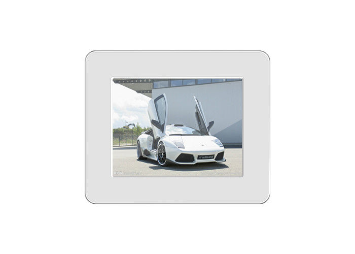 Cadre photo numérique Wifi LCD IPS de 8 pouces avec chargeur de téléphone portable sans fil et prévisions météo Lecture de musique vidéo