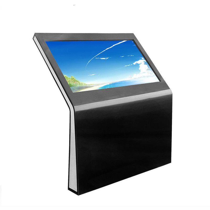 1080P kiosque multi tout de l'information d'écran tactile de Honrizontal de grand de taille de 55 pouces de WIFI support de plancher dans un ordinateur