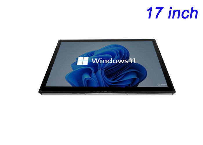 Affichage intégré Windows de 17 pouces pour applications aérospatiales, instruments de laboratoire, systèmes de gestion de l'énergie et panneaux HMI