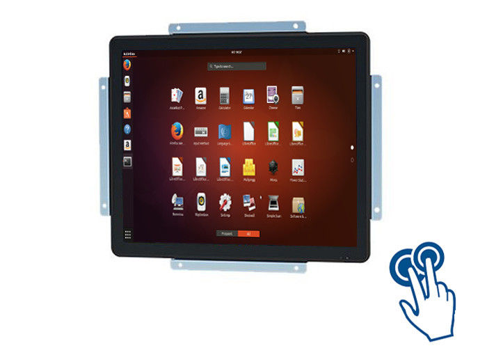 Plateforme de vision tactile Linux de 17 pouces pour les équipements de fabrication, les annuaires numériques, les centres d'information publique et les tableaux de bord énergétiques