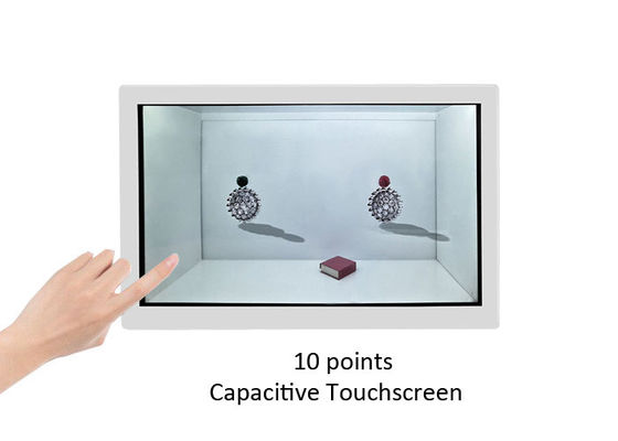 Écran transparent de la publicité d'affichage à cristaux liquides d'AC100V informatique 20W de 15,6 IPS de pouce