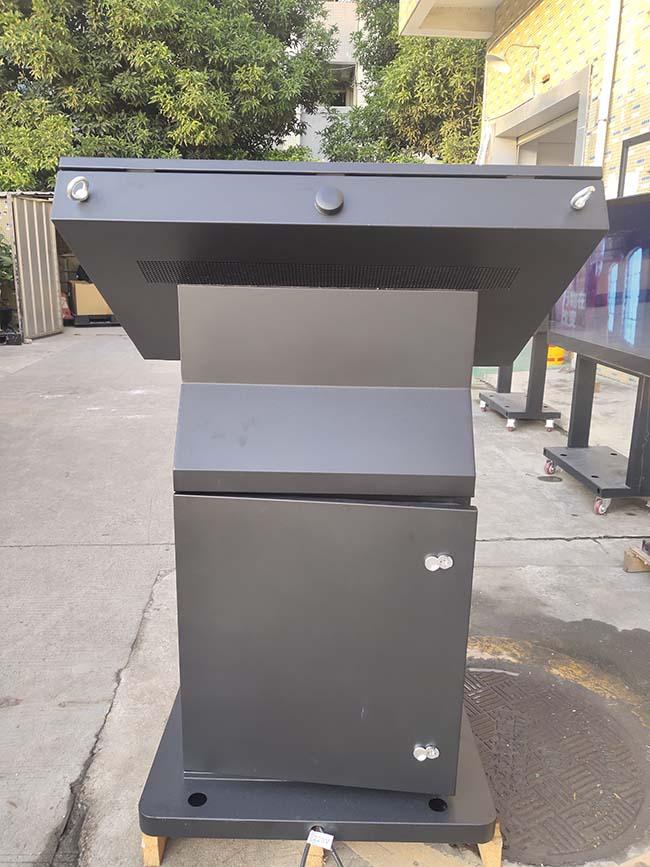 Kiosques imperméables d'affichage à cristaux liquides de publicité extérieure d'éclat à hauteur de 32 pouces